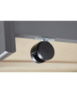 LETTO SINGOLO GRIGIO E LETTO ESTRAIBILE CON FUNZIONE DIVANO 97X208X62 CM
